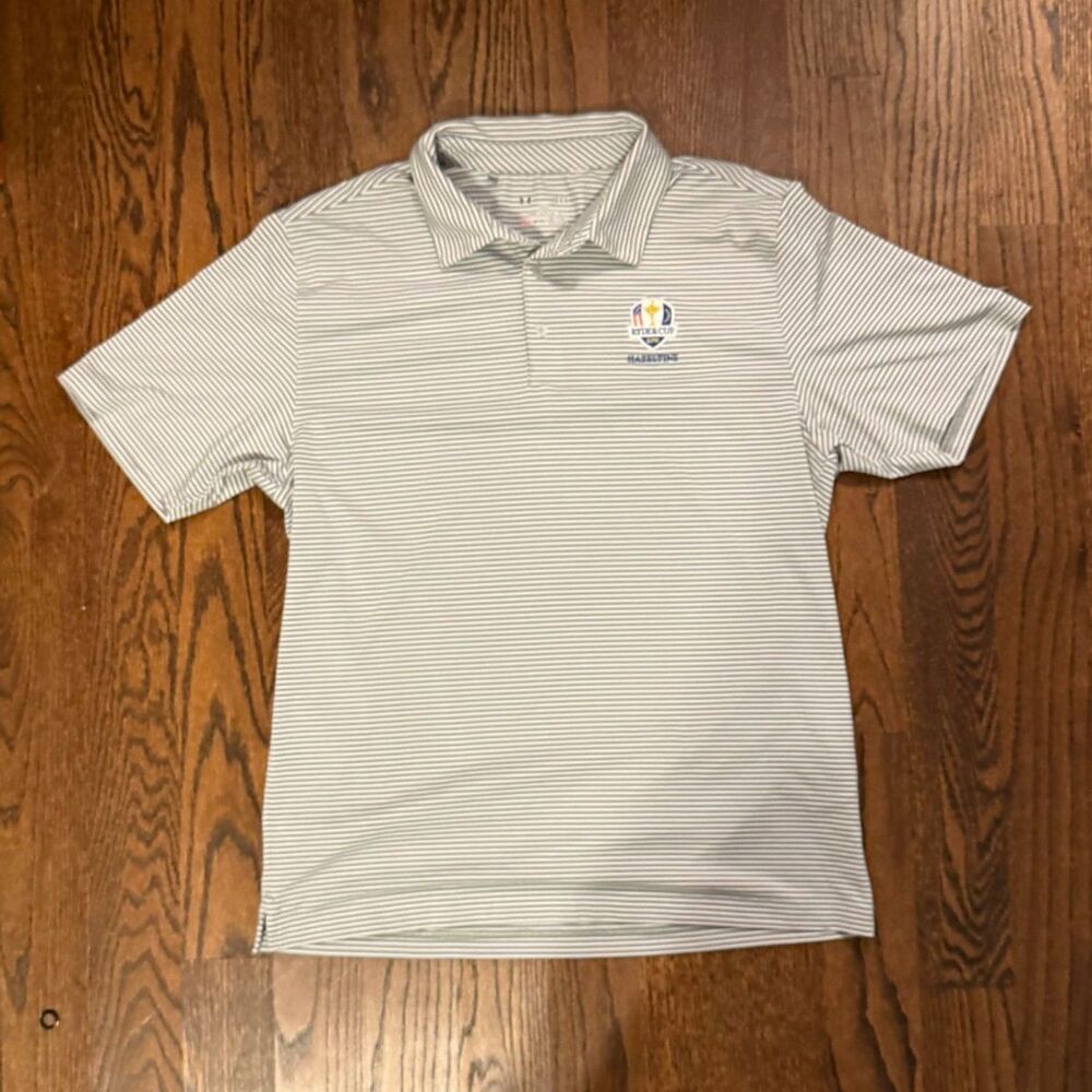 Under Armour 2016 Ryder Cup Hazeltine Men’s Striped Performance Golf Polo